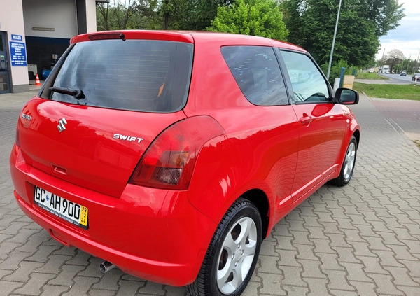 Suzuki Swift cena 14800 przebieg: 87000, rok produkcji 2006 z Poręba małe 277